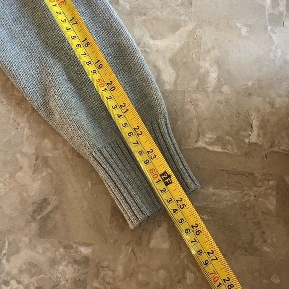 Two by‎ Vince Camuto Layered Sweater cable knit gray white size M winter fall - Picture 10 of 12